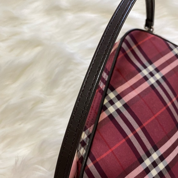 Authentic vintage Burberry red nova check clutch - Picture 2 of 10